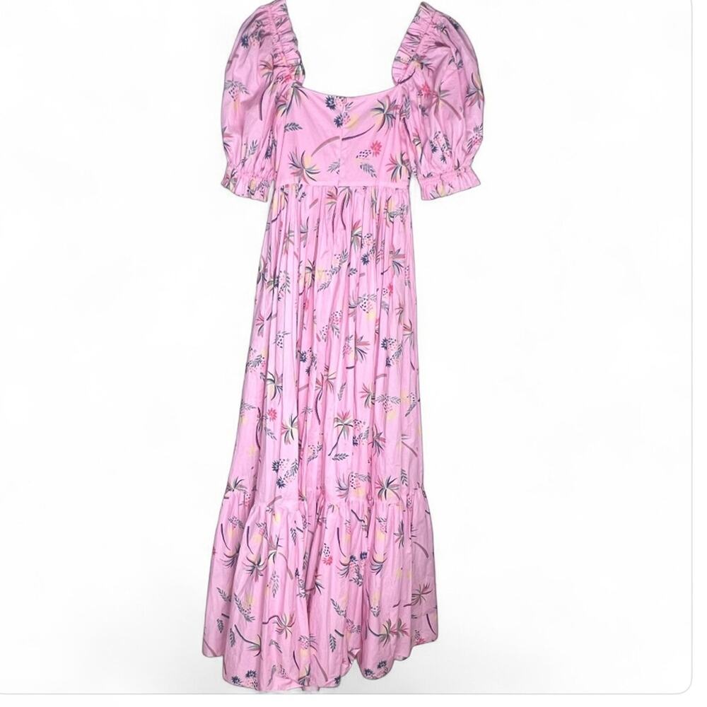 NEW Selkie Terrace Gown in Daiquiri Tropical Pink Maxi Dress Sx XS - Picture 3 of 8